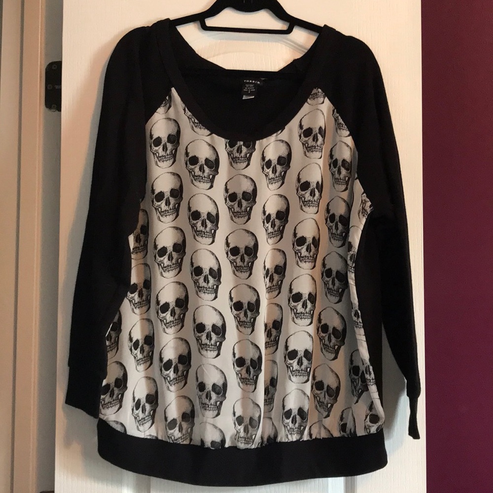 Torrid Skeleton Sweater